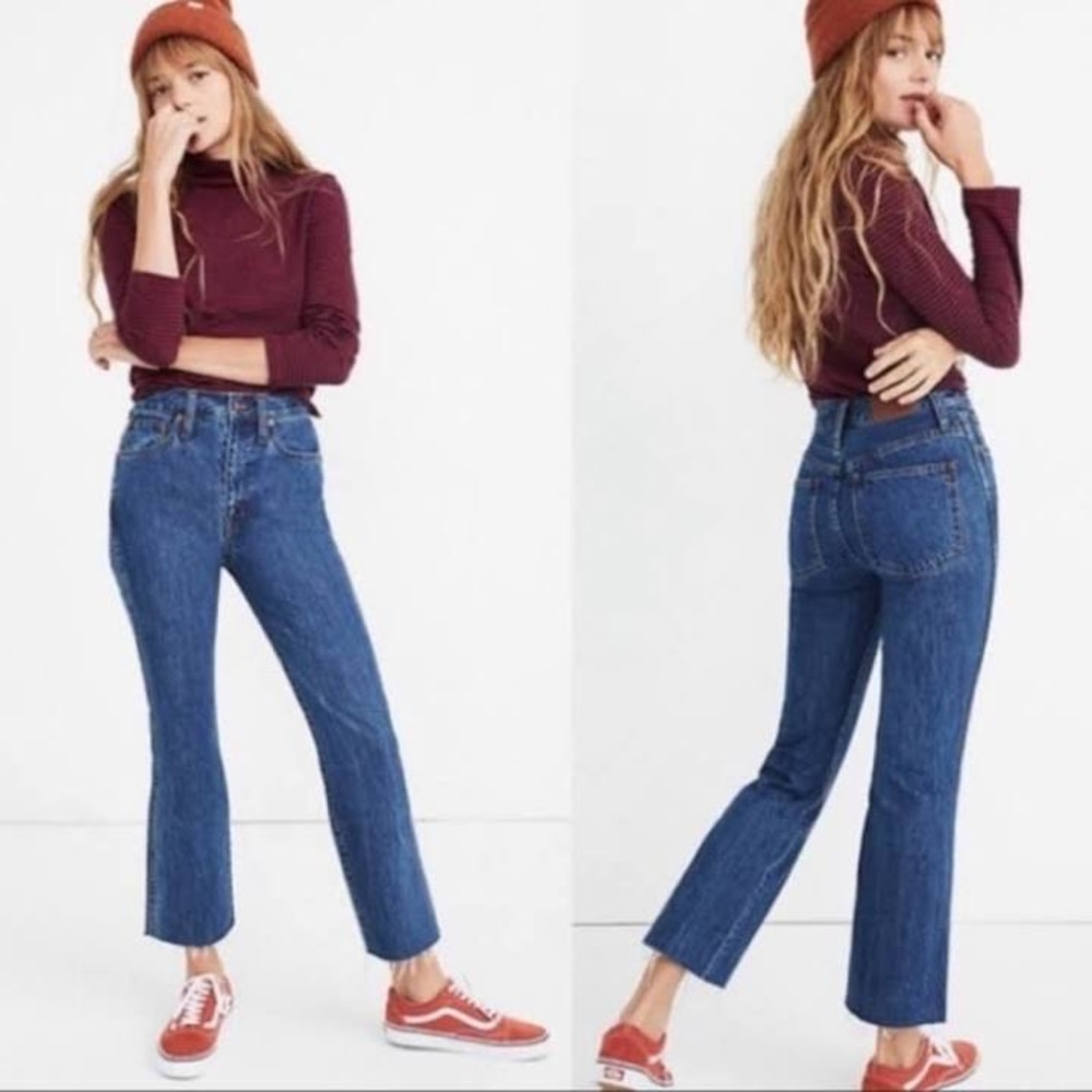 Madewell Rigid Demi-boot Crop jeans